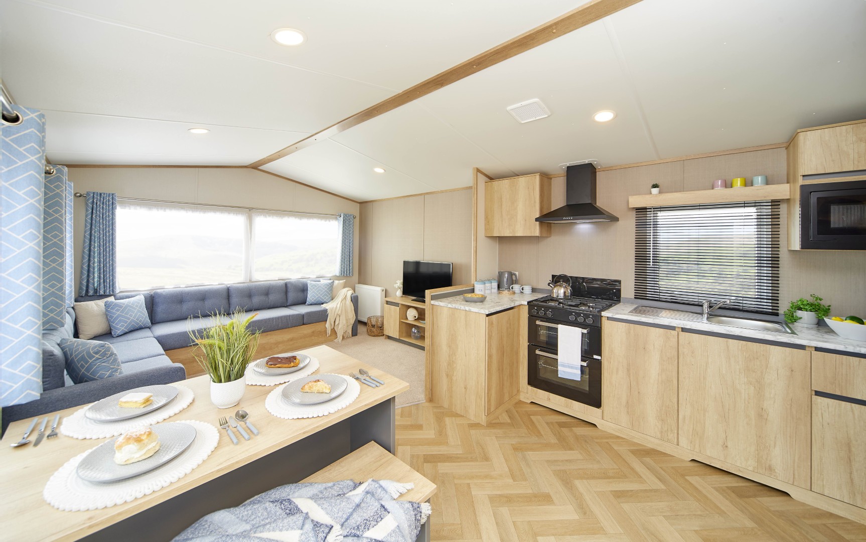 Séjour du mobil-home BREAKAWAY