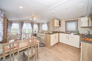 Séjour du mobil-home MAPPLE