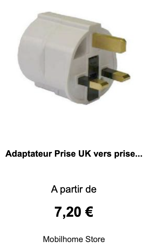 Adaptateur prise