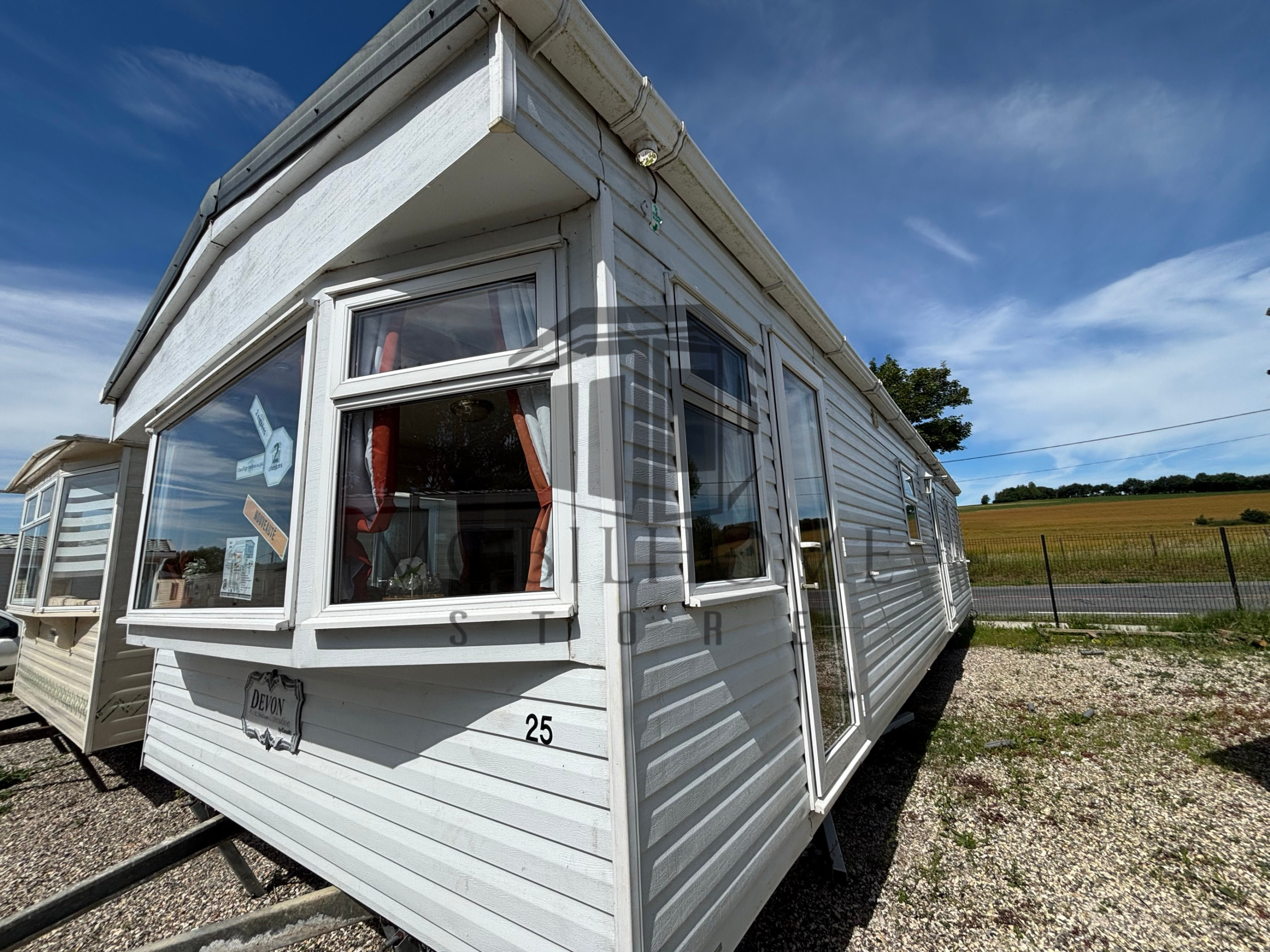 Devanture du mobil-home COSALT DEVON