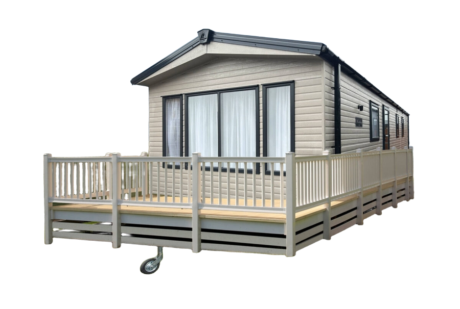 Devanture du mobil-home DELTA WOODBURY