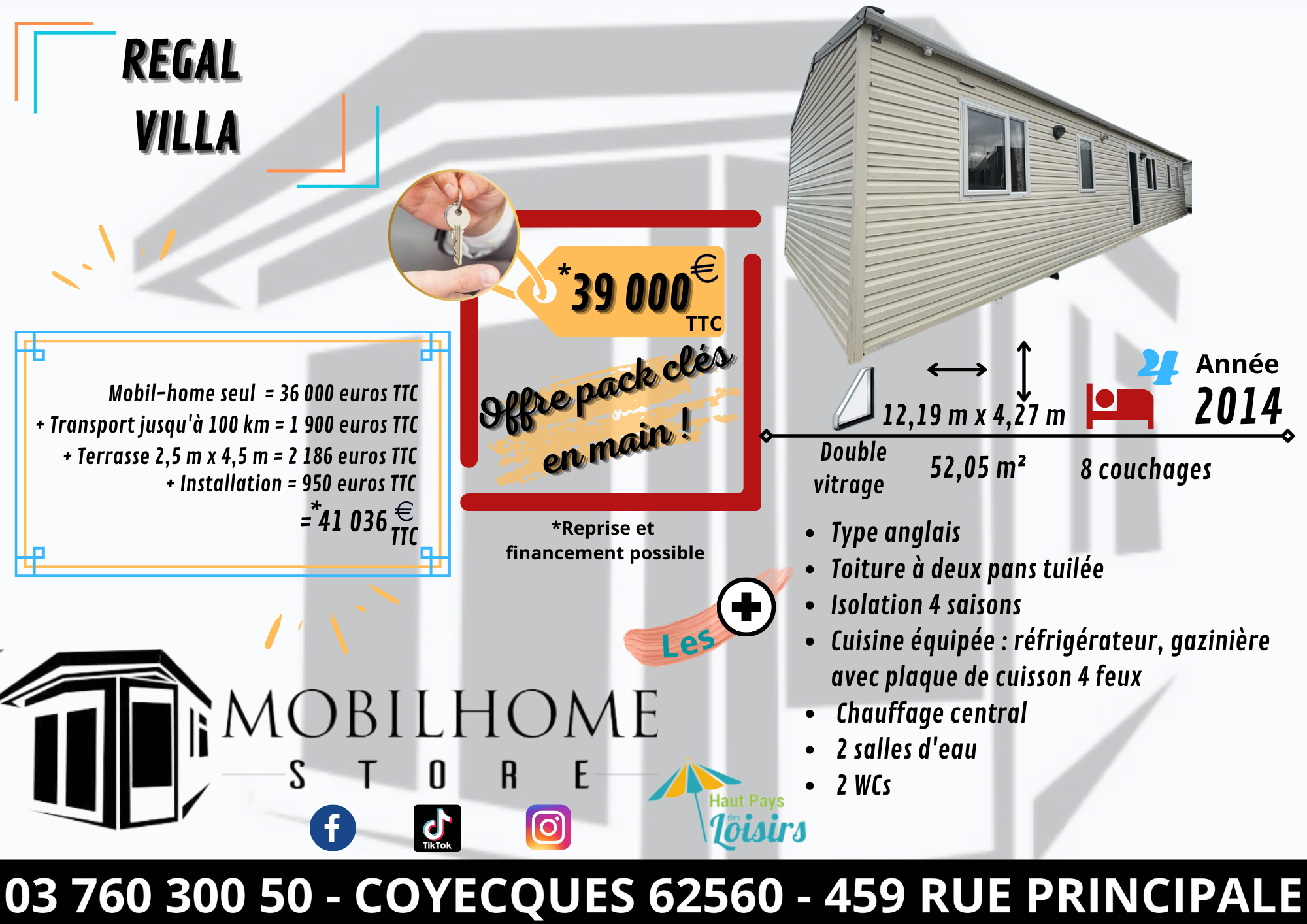 Affiche du mobil-home REGAL VILLA