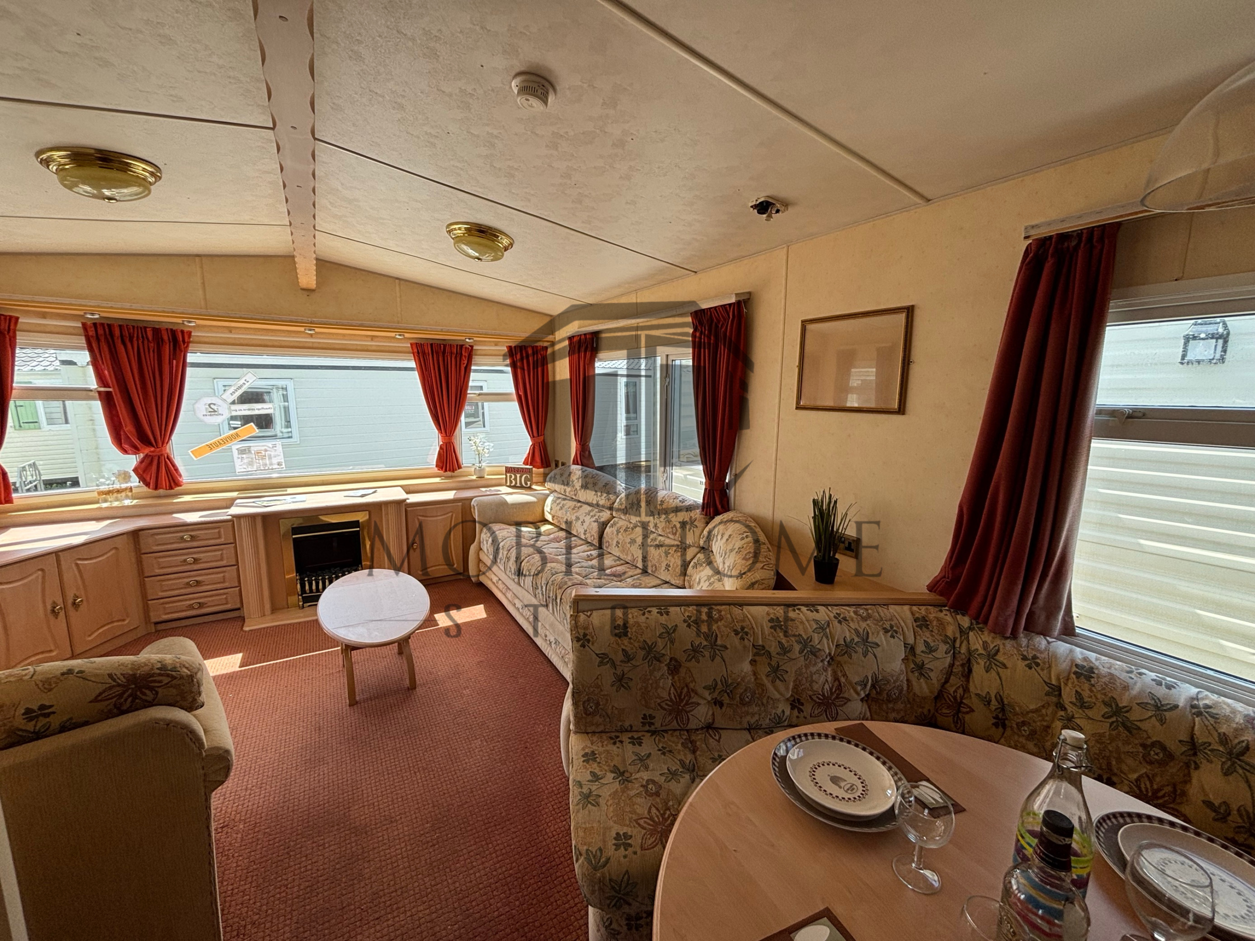 Séjour du mobil-home COSALT DEVON