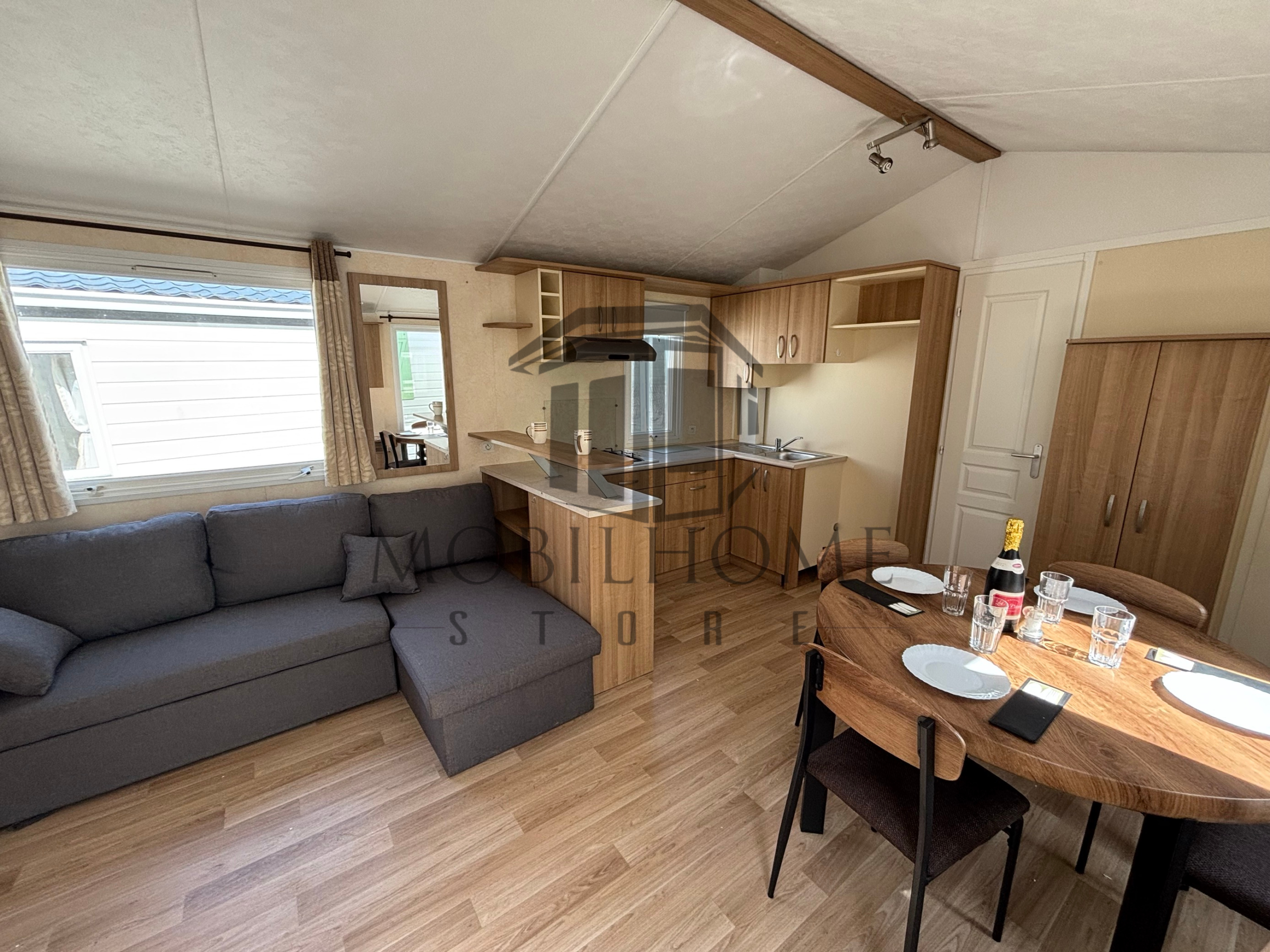Séjour du mobil-home RIDOREV ELEGANCE