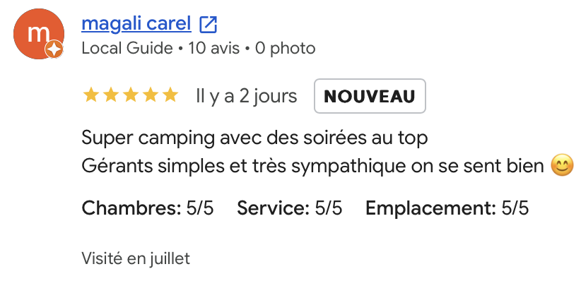Avis clients ETL