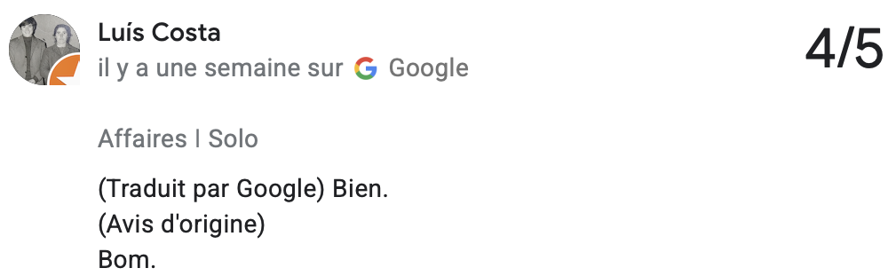 Avis clients HV