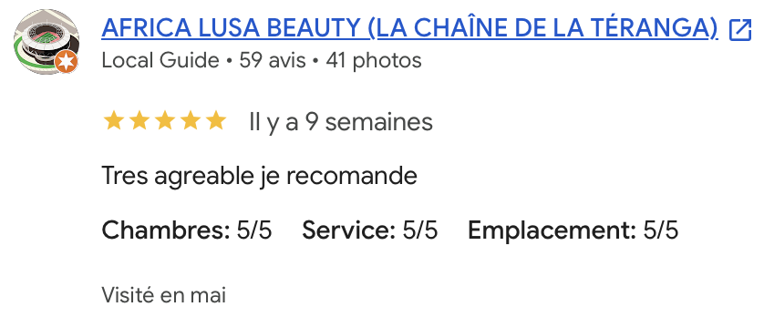 Avis clients HV