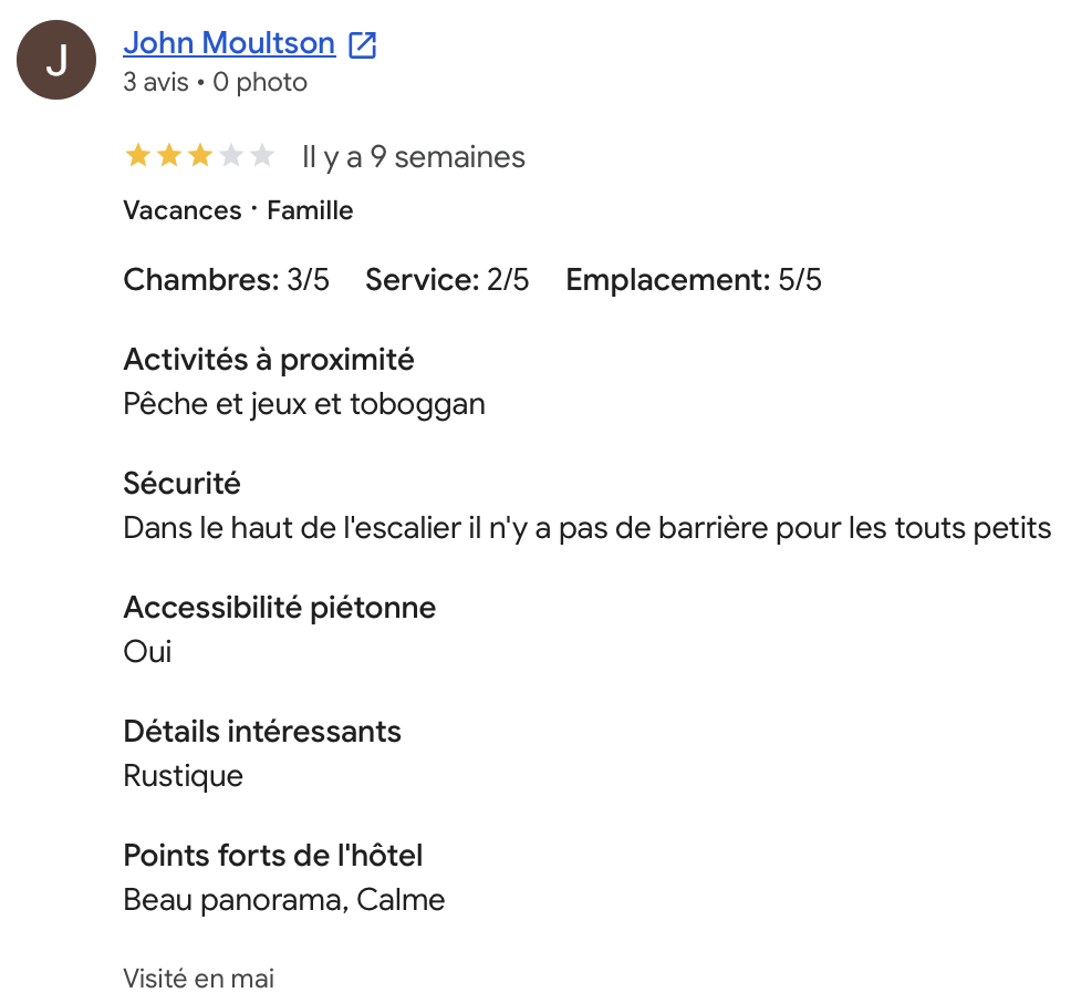Avis clients HV