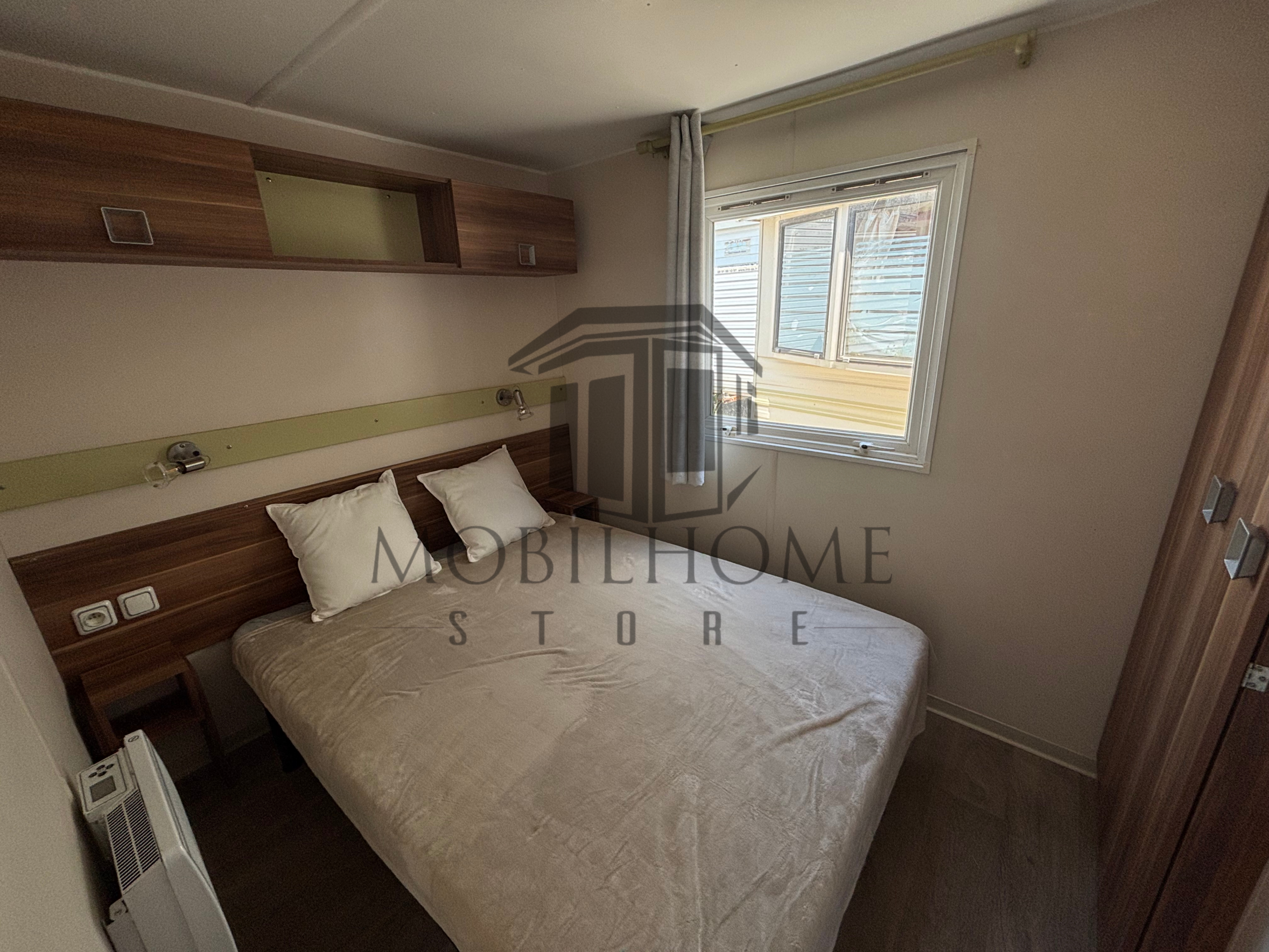 Chambre parentale du mobil-home IRM SUPER TITANIA 3 CH