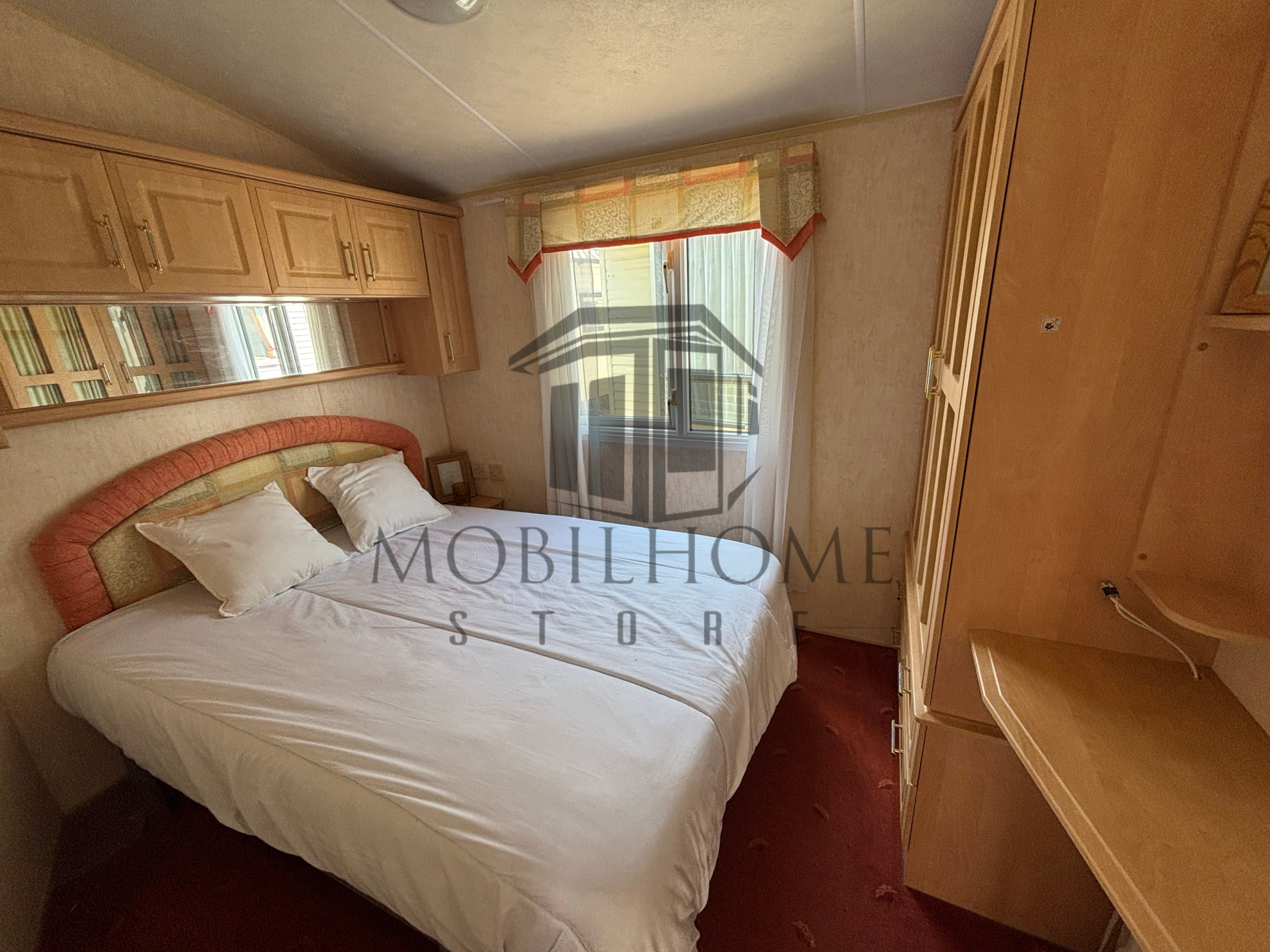 Chambre parentale du mobil-home WILLERBY BERMUDA