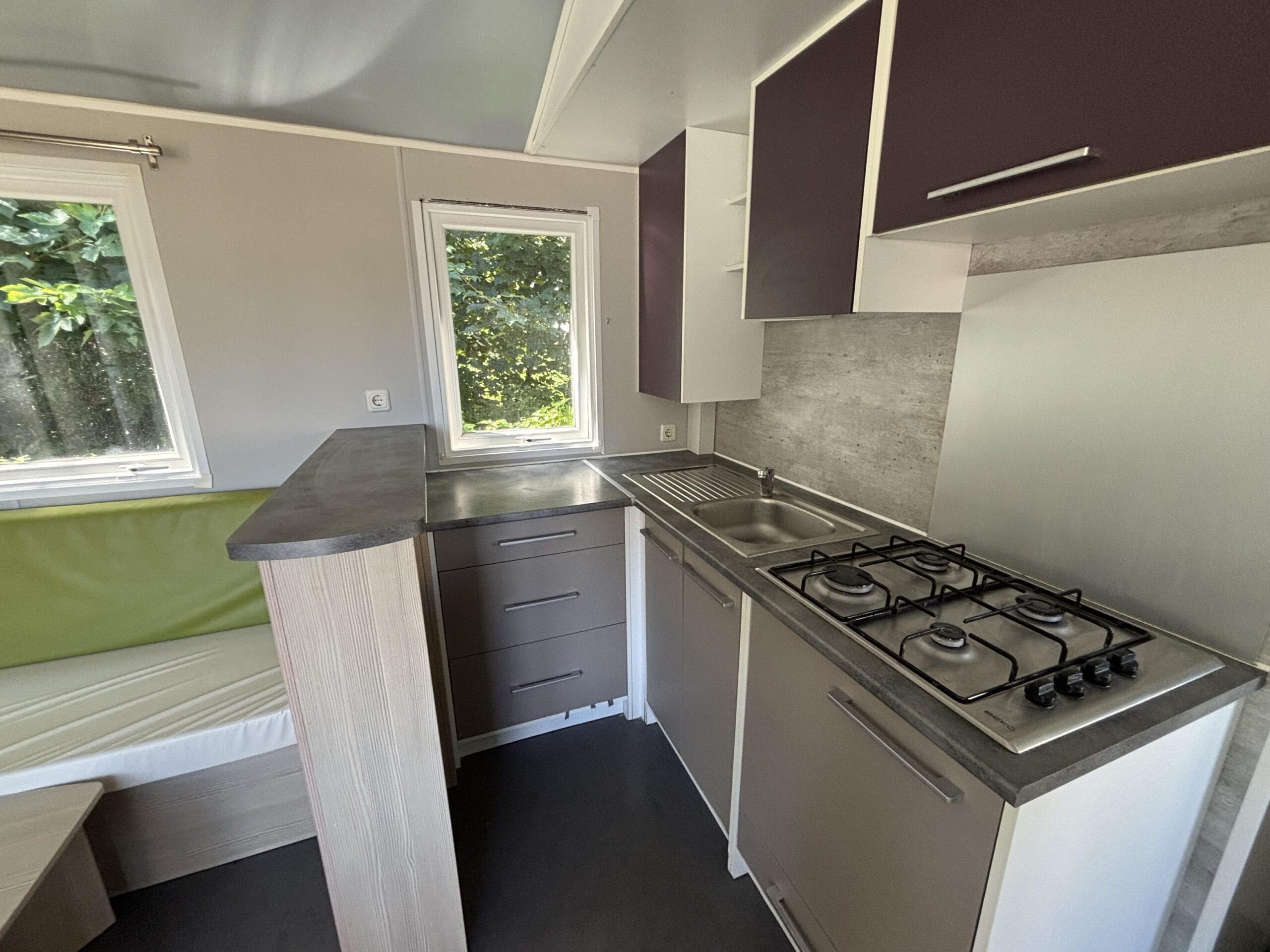 Cuisine du mobil-home Alouette