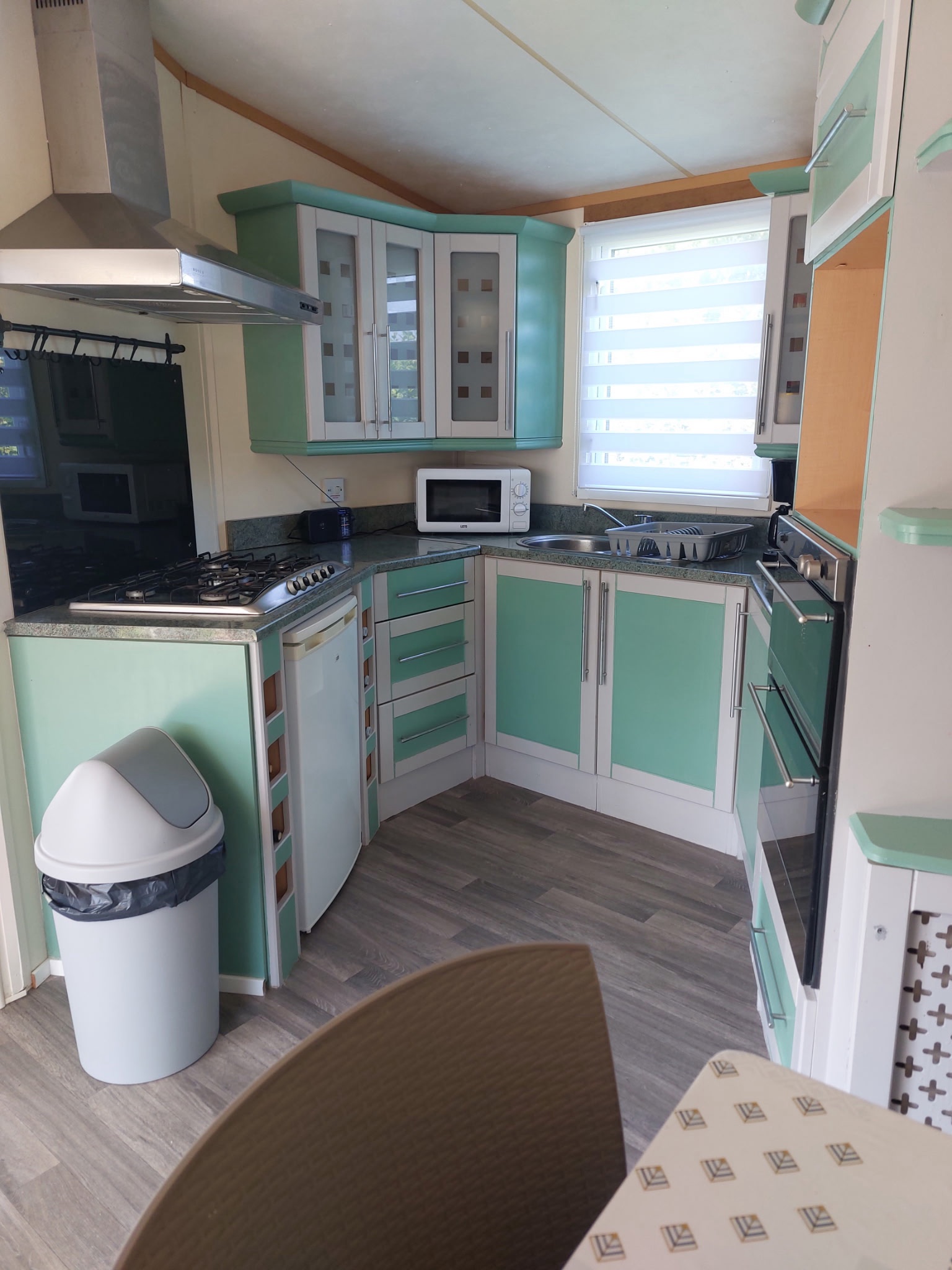 Cuisine du mobil-home Fraise