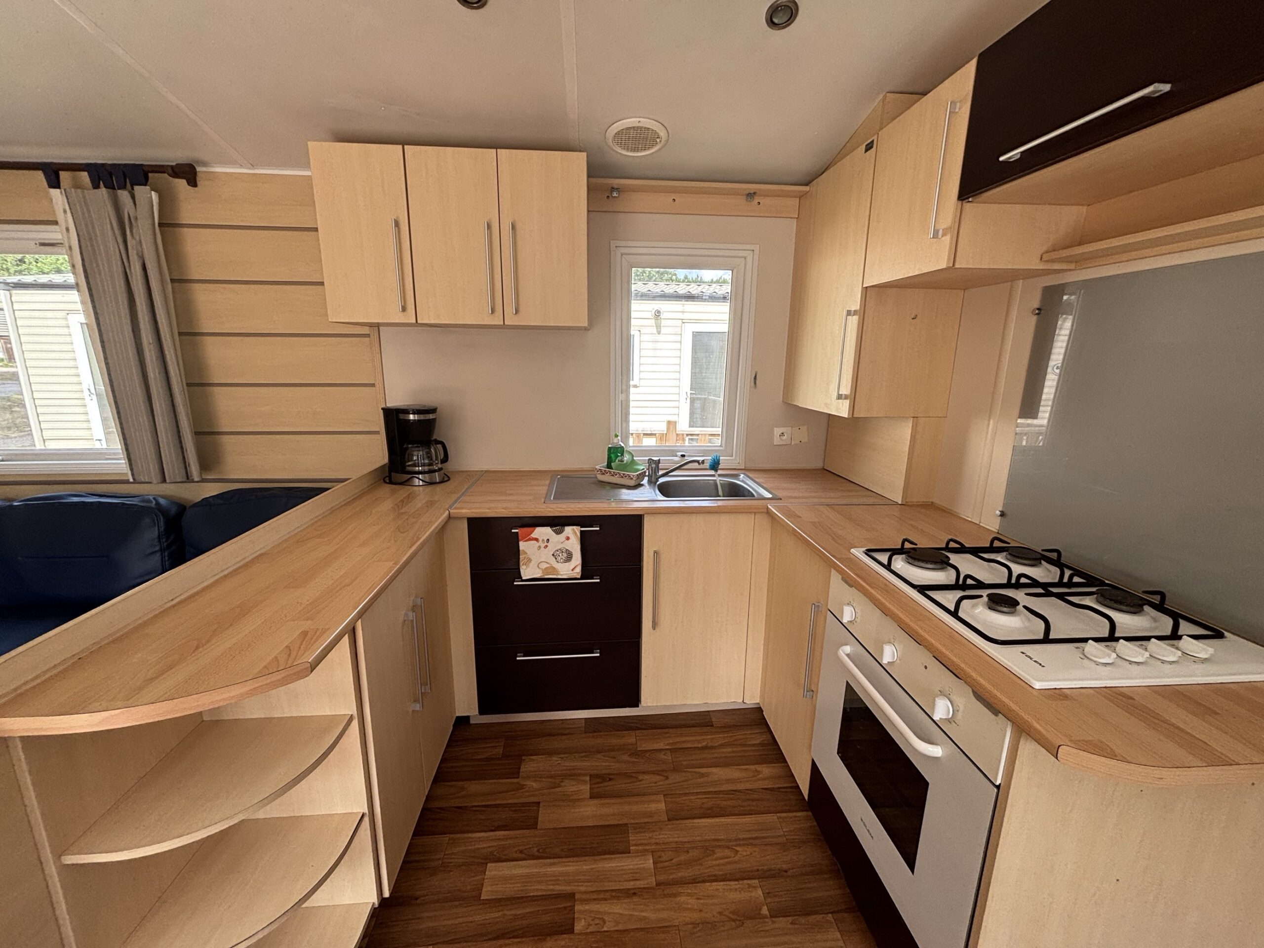 Cuisine du mobil-home Le Derrick