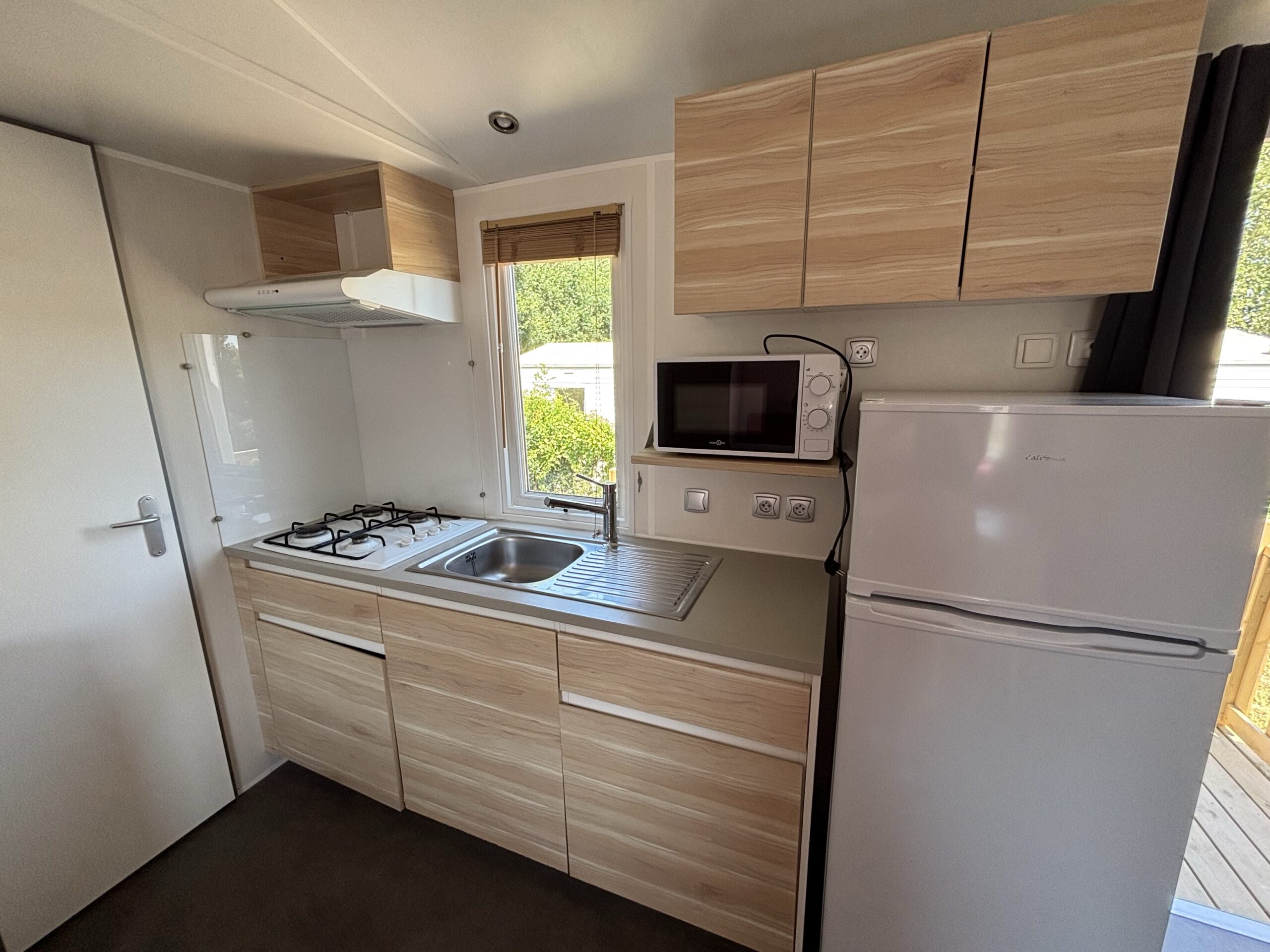 Cuisine du mobil-home Le Temp'o