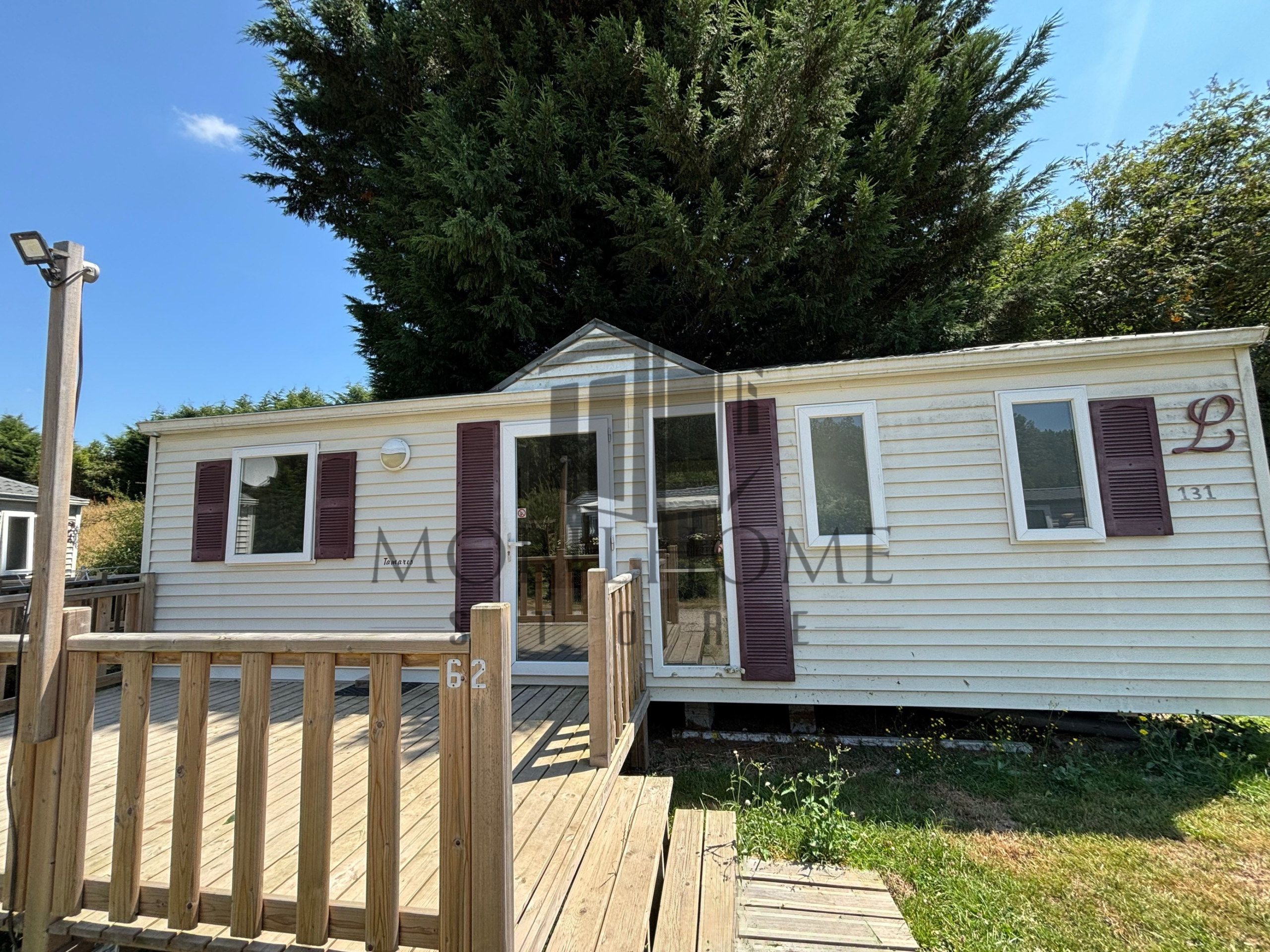 Devanturedu mobil-home LOUISIANE TAMARIS