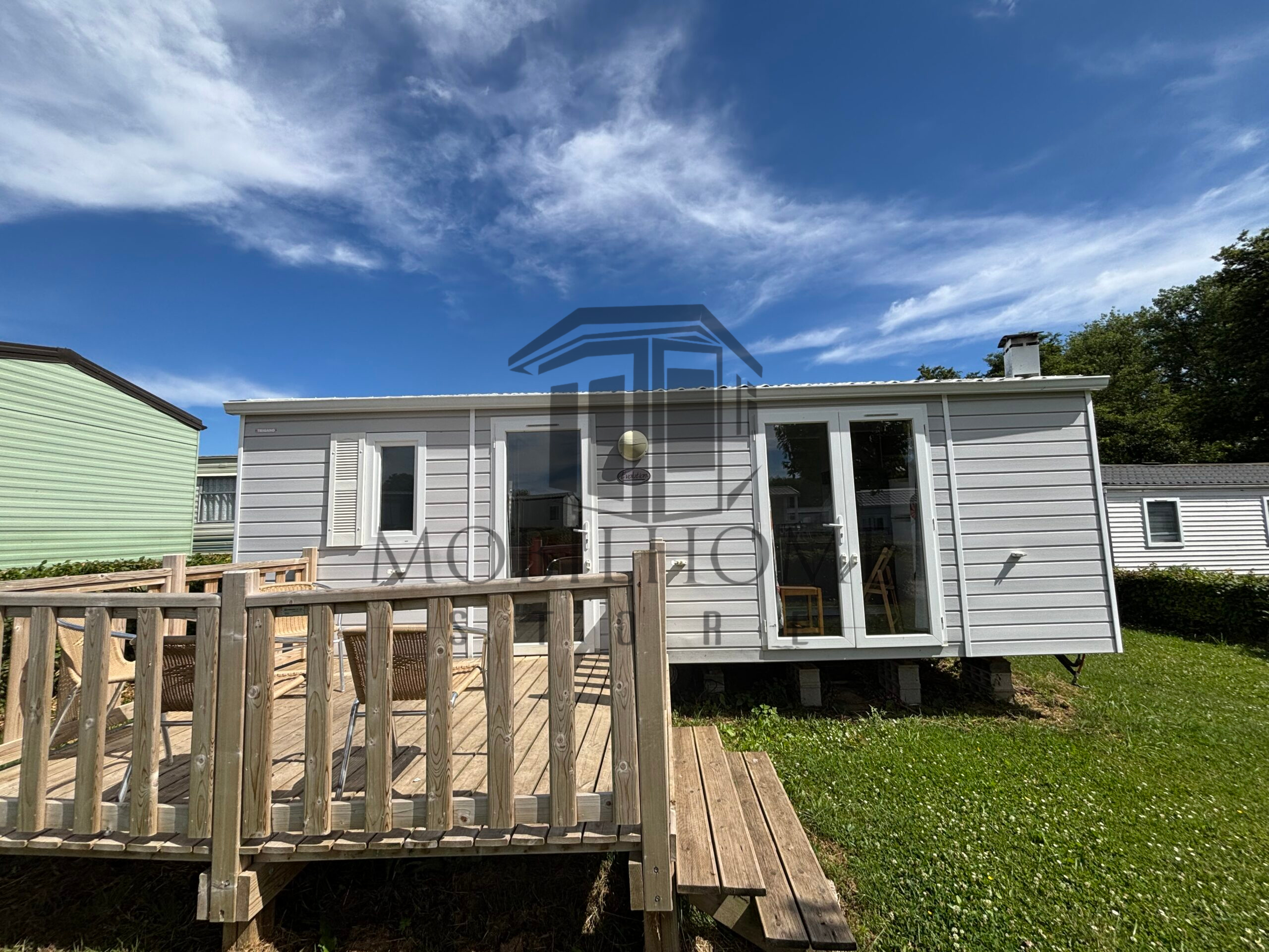 Devanture du mobil-home P25