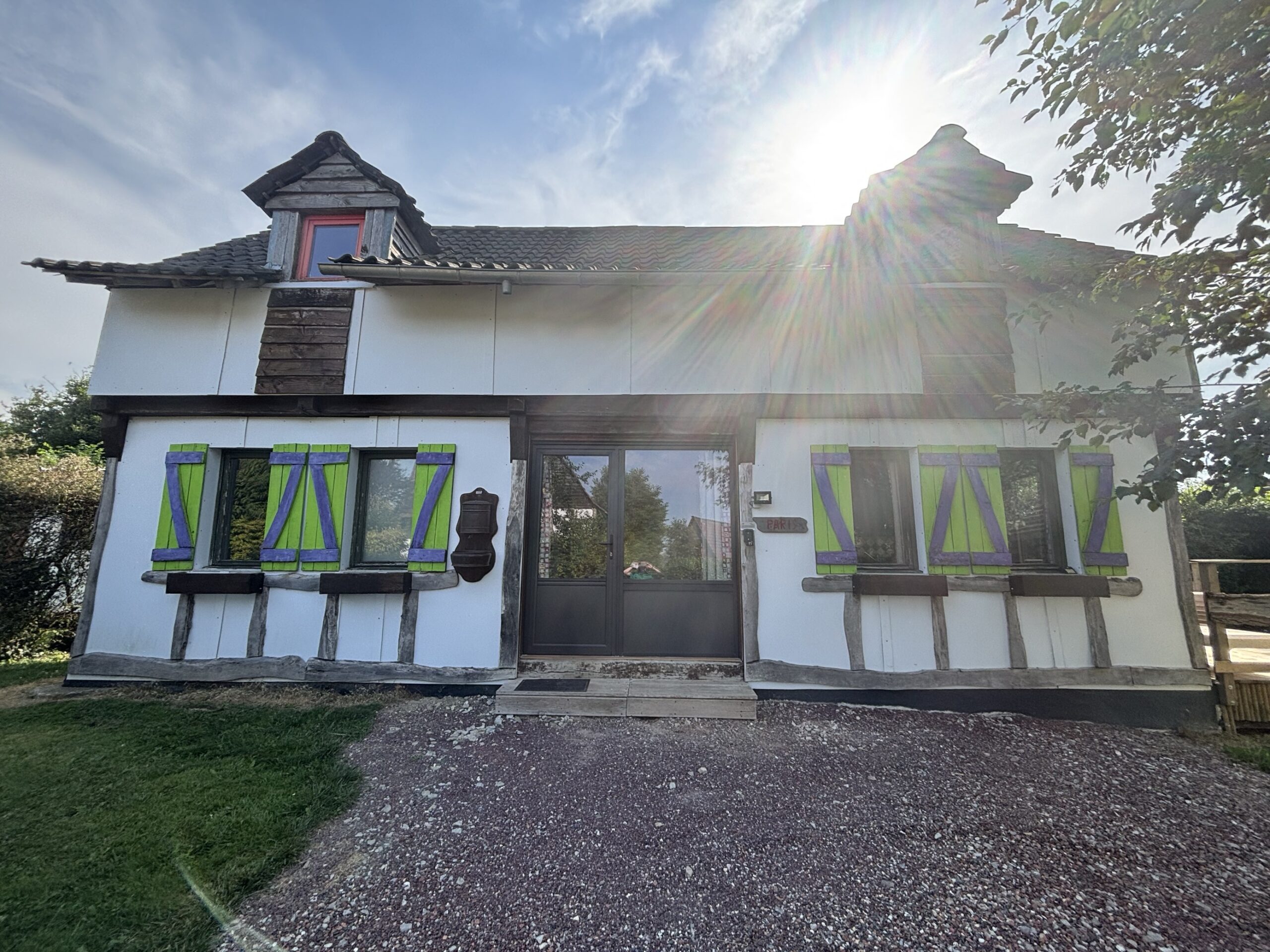 Devanture du cottage Paris