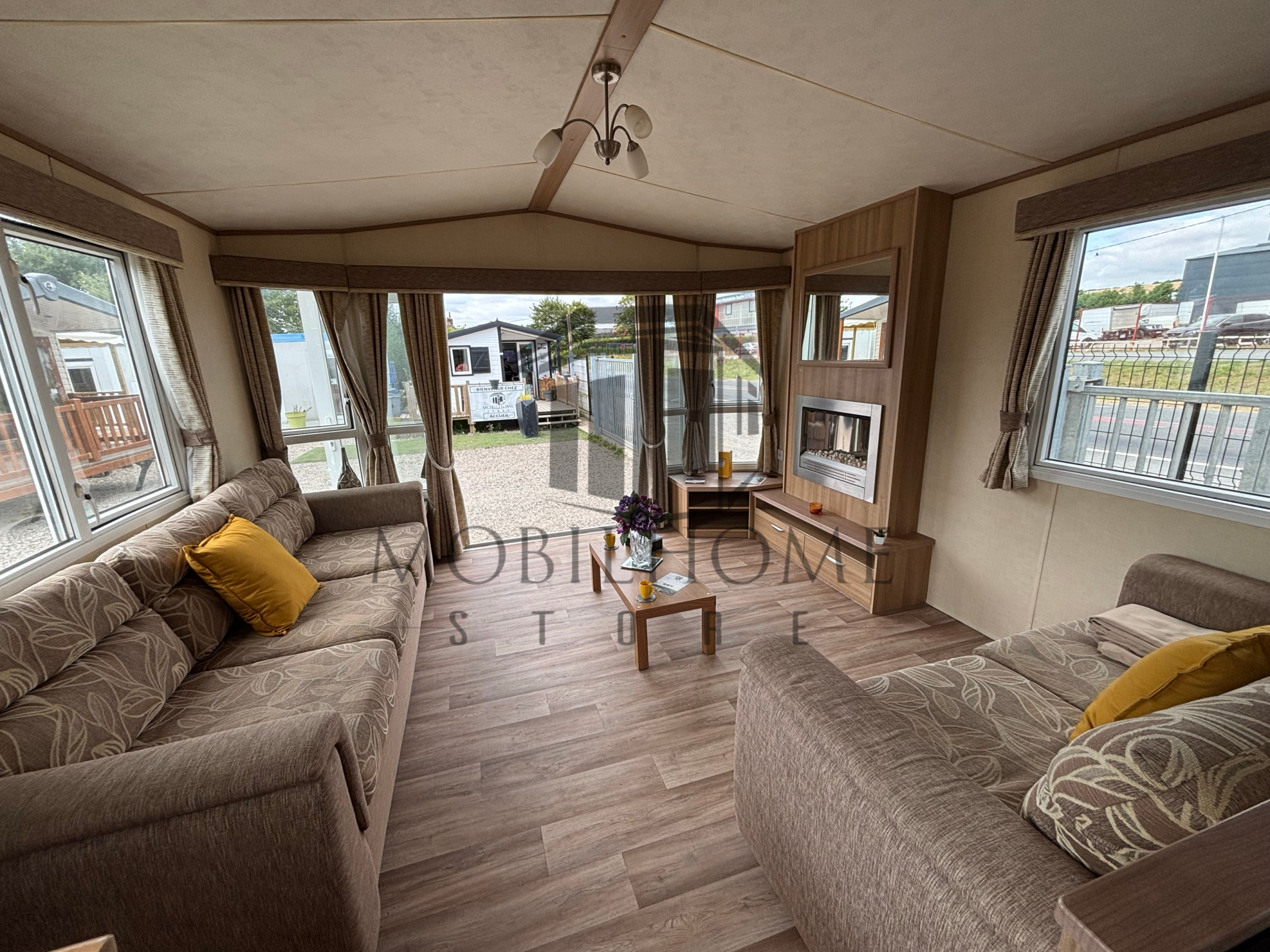 Séjour du mobil-home ABI DERWENT
