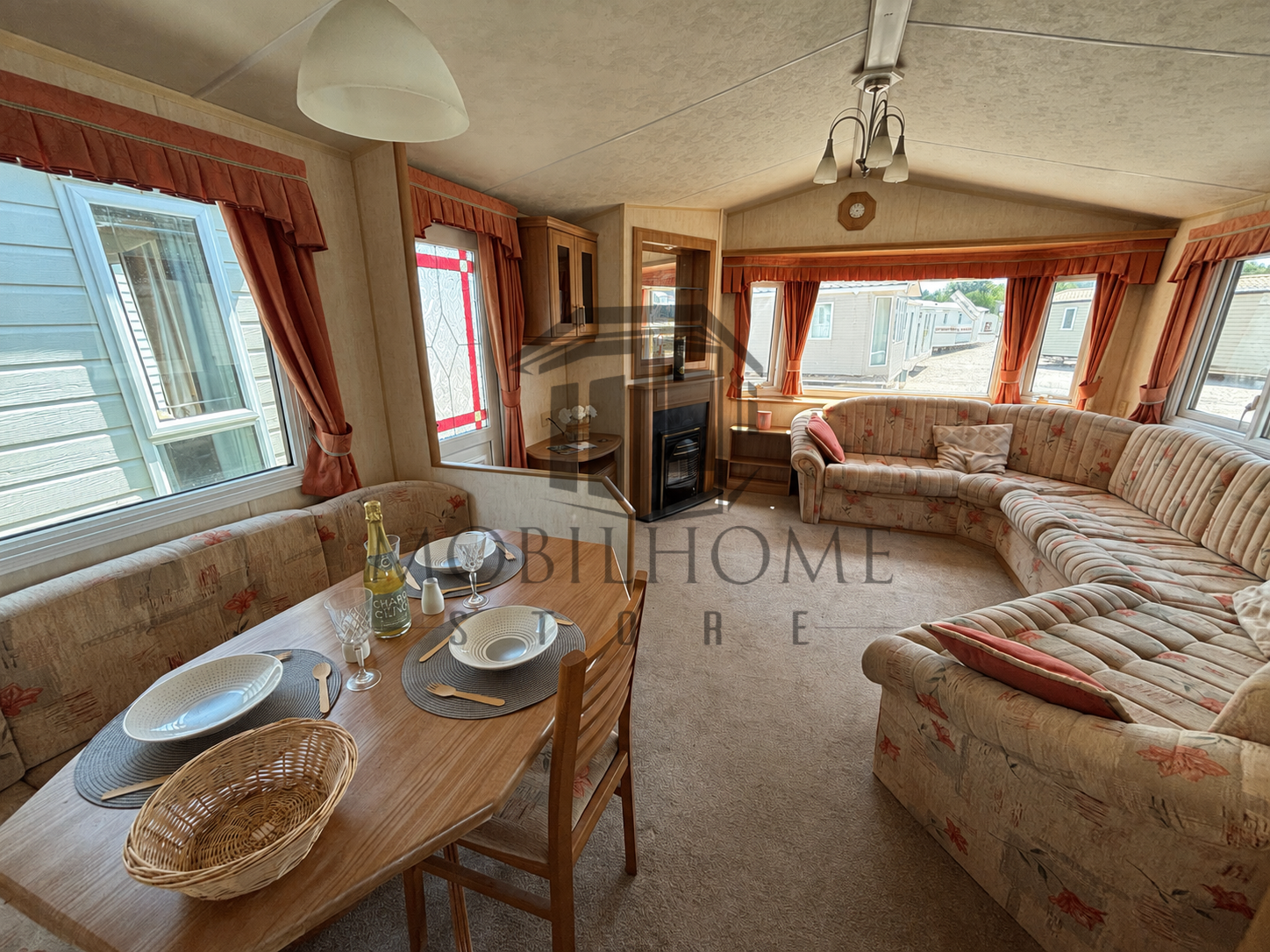 Séjour du mobil-home WILLERBY BERMUDA