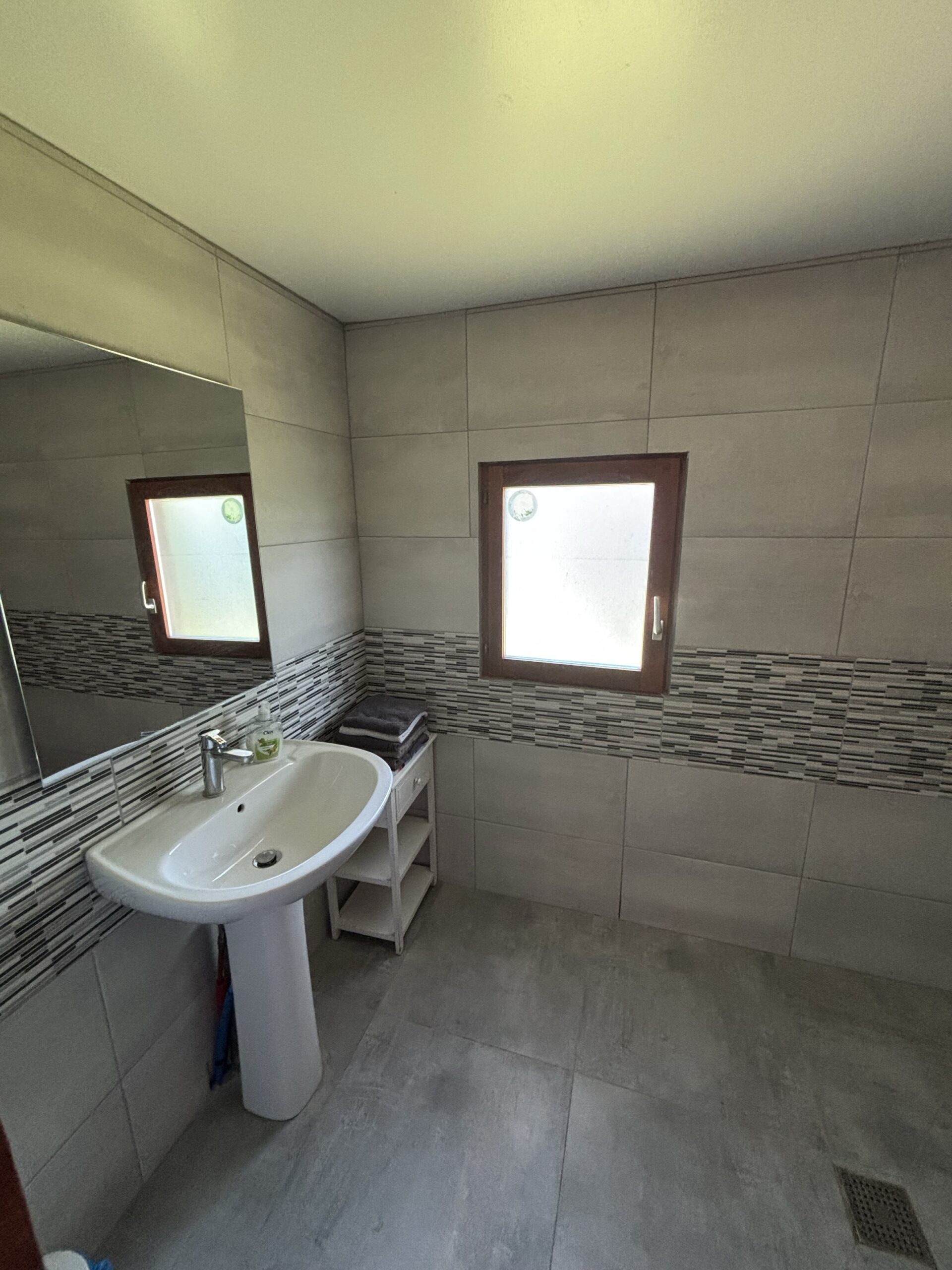 Salle d'eau du cottage Croatie
