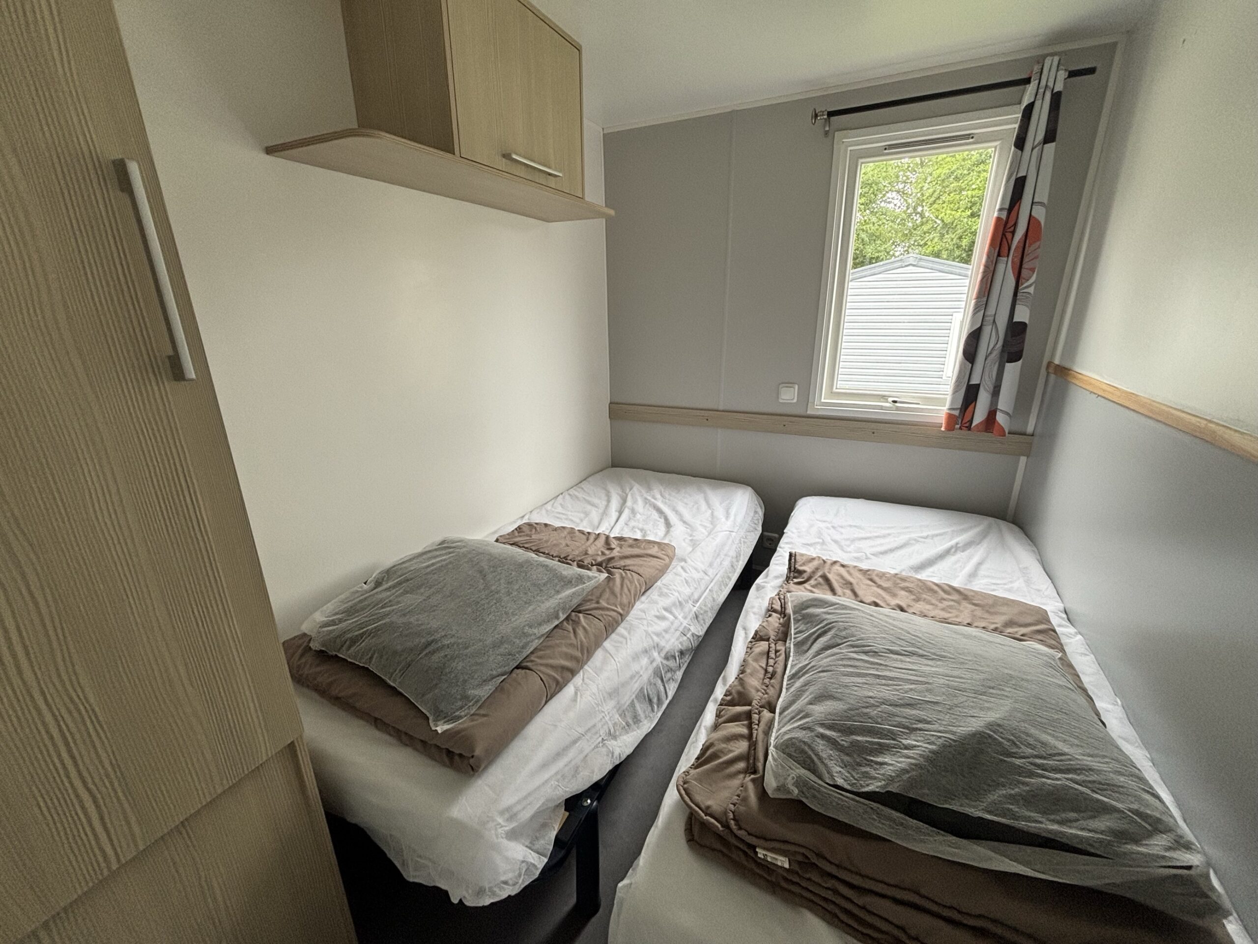 Deuxième chambre du mobil-home Héron