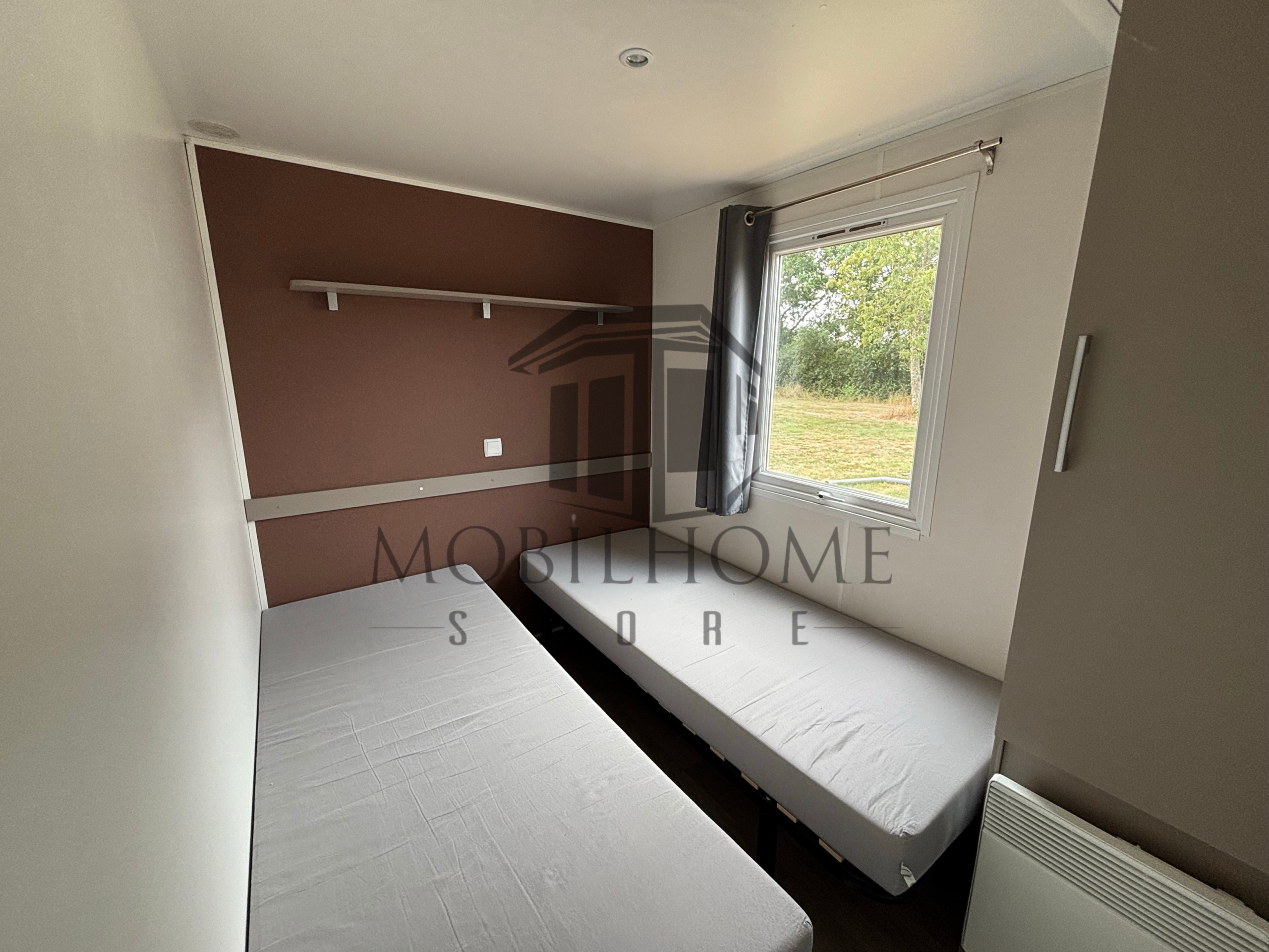 Deuxième chambre du mobil-home TRIGANO EVO 33