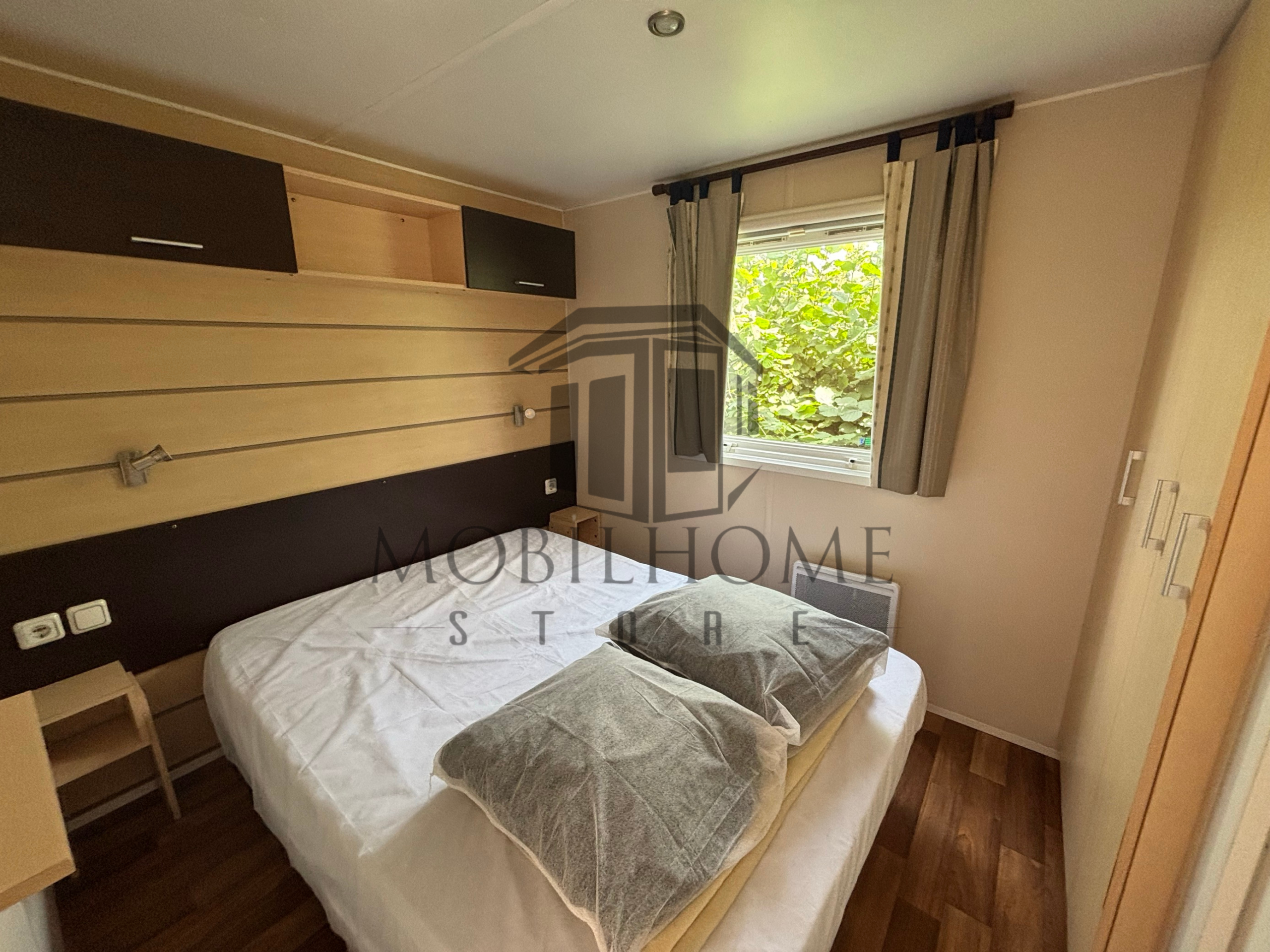 Chambre parentale du mobil-home IRM APPOLON