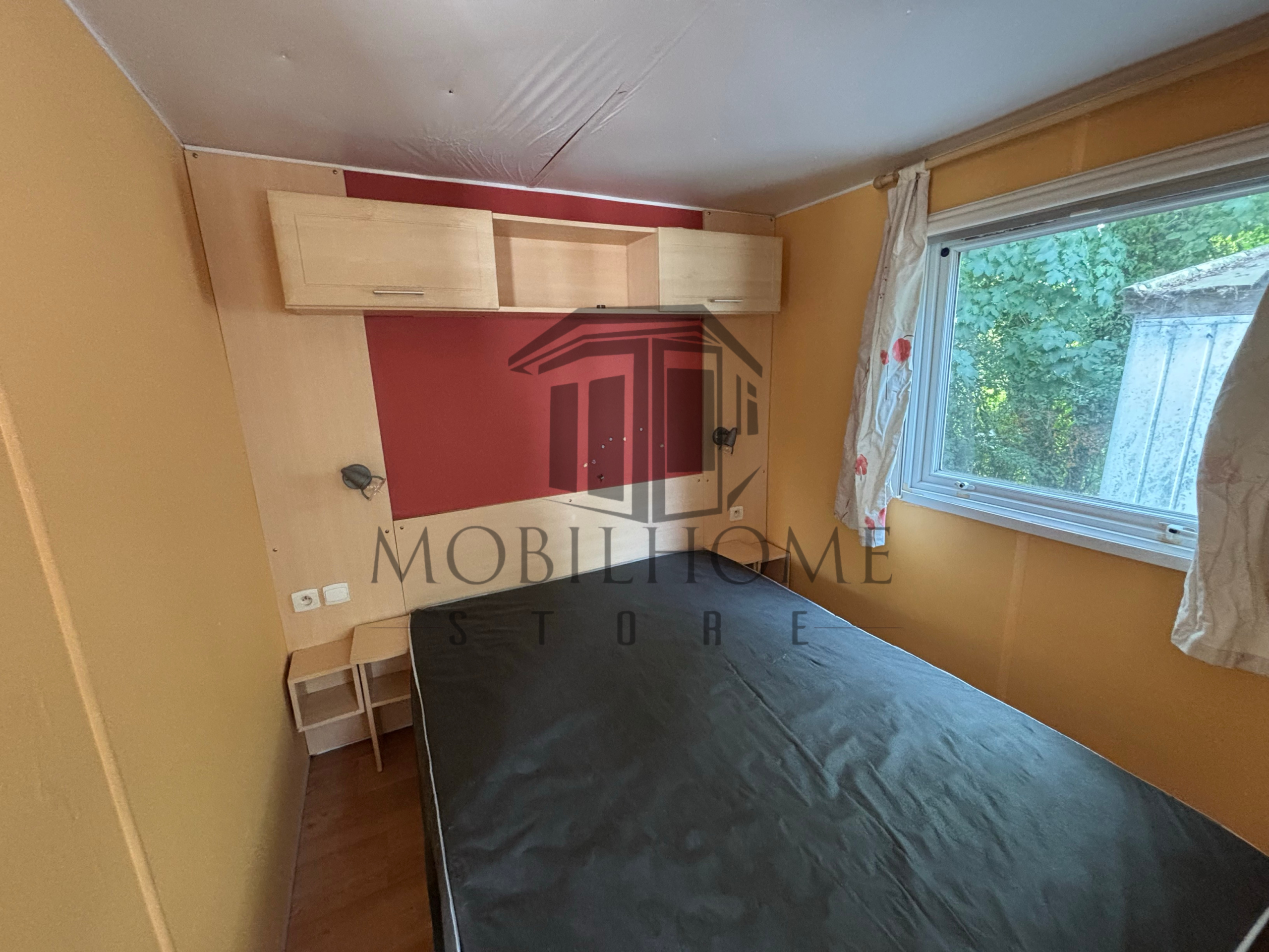 Chambre parentale du mobil-home IRM OCTALIA