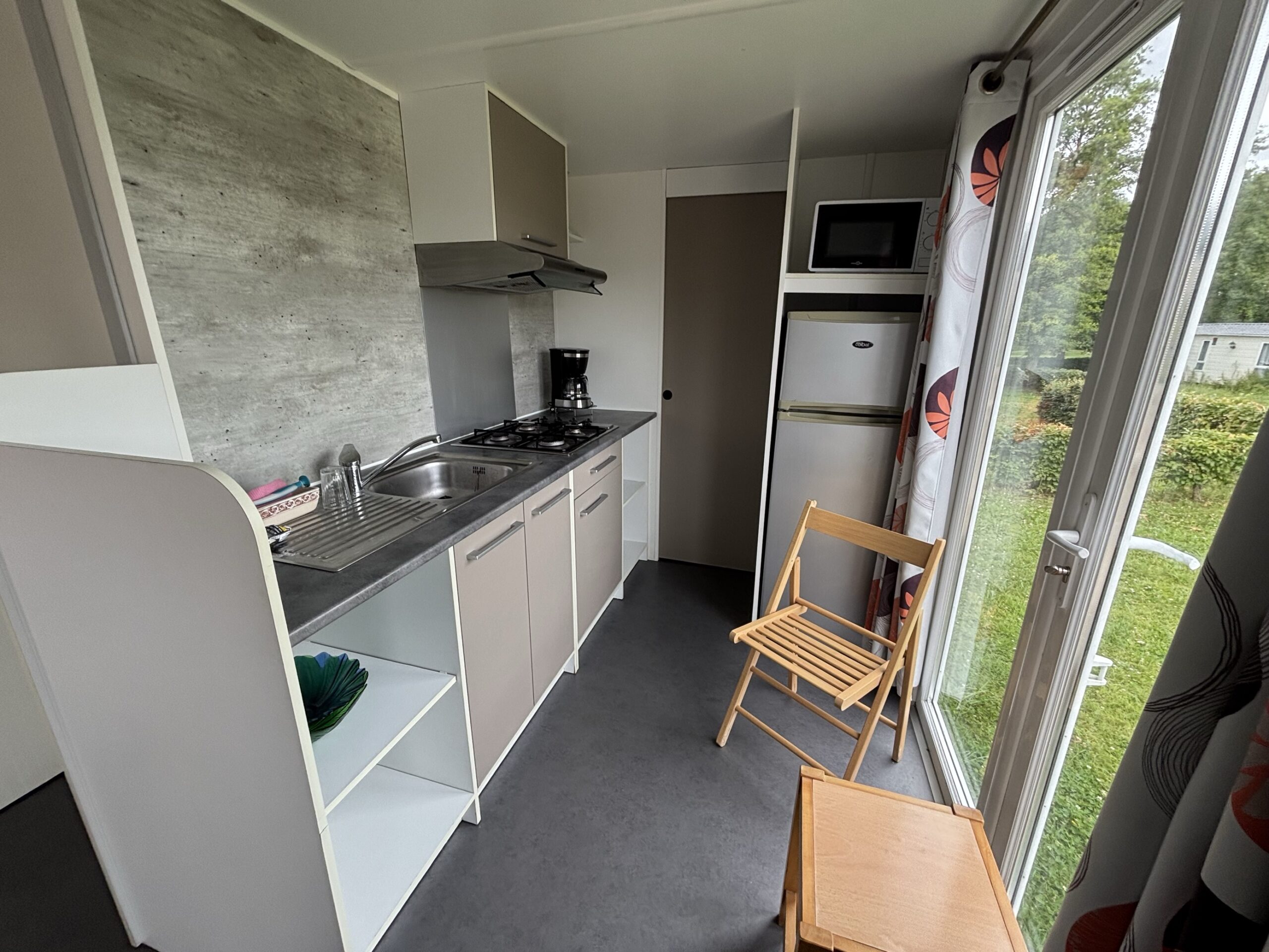 Cuisine du mobil-home Héron
