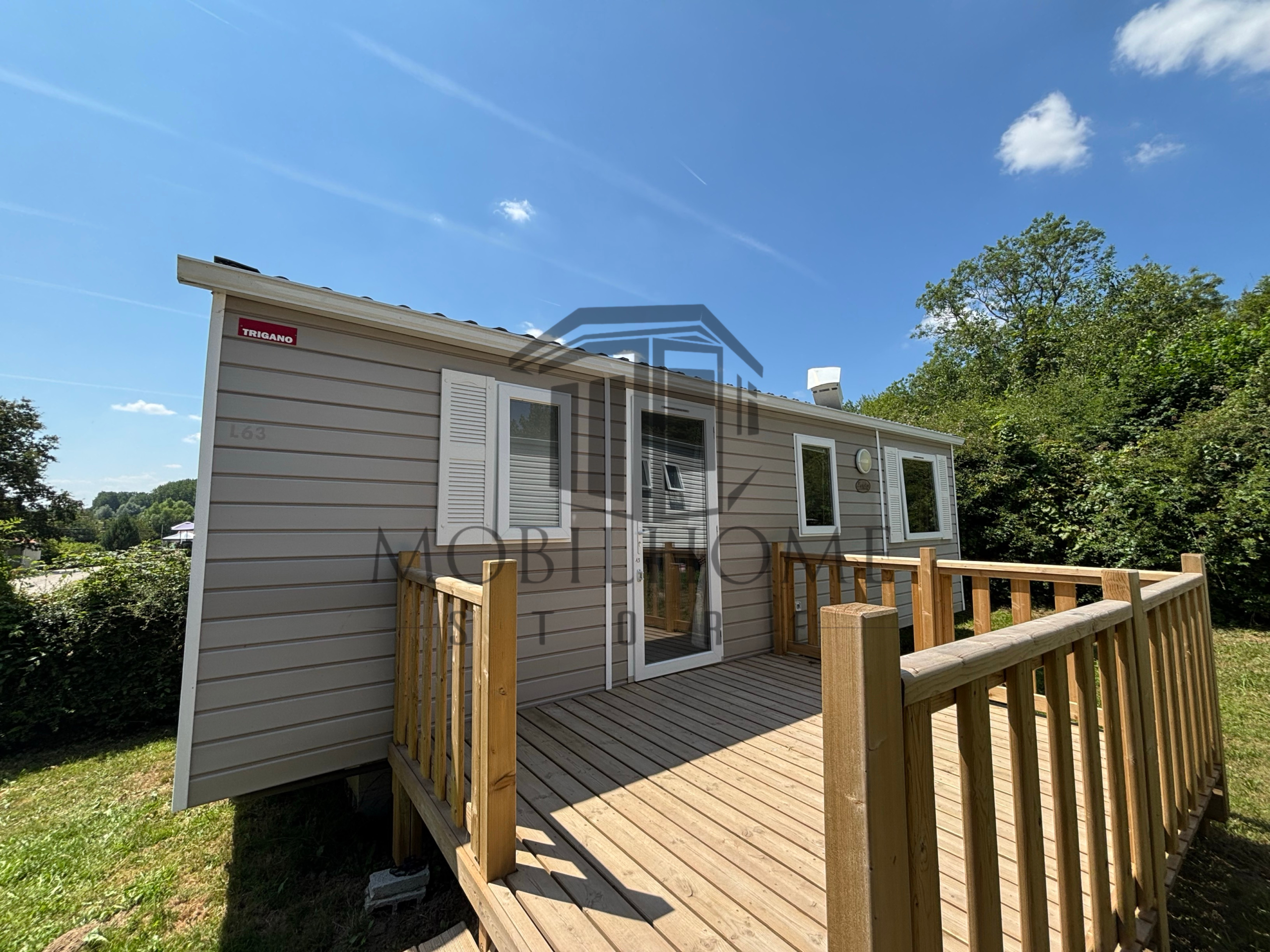 Devanture du mobil-home TRIGANO EVO 31
