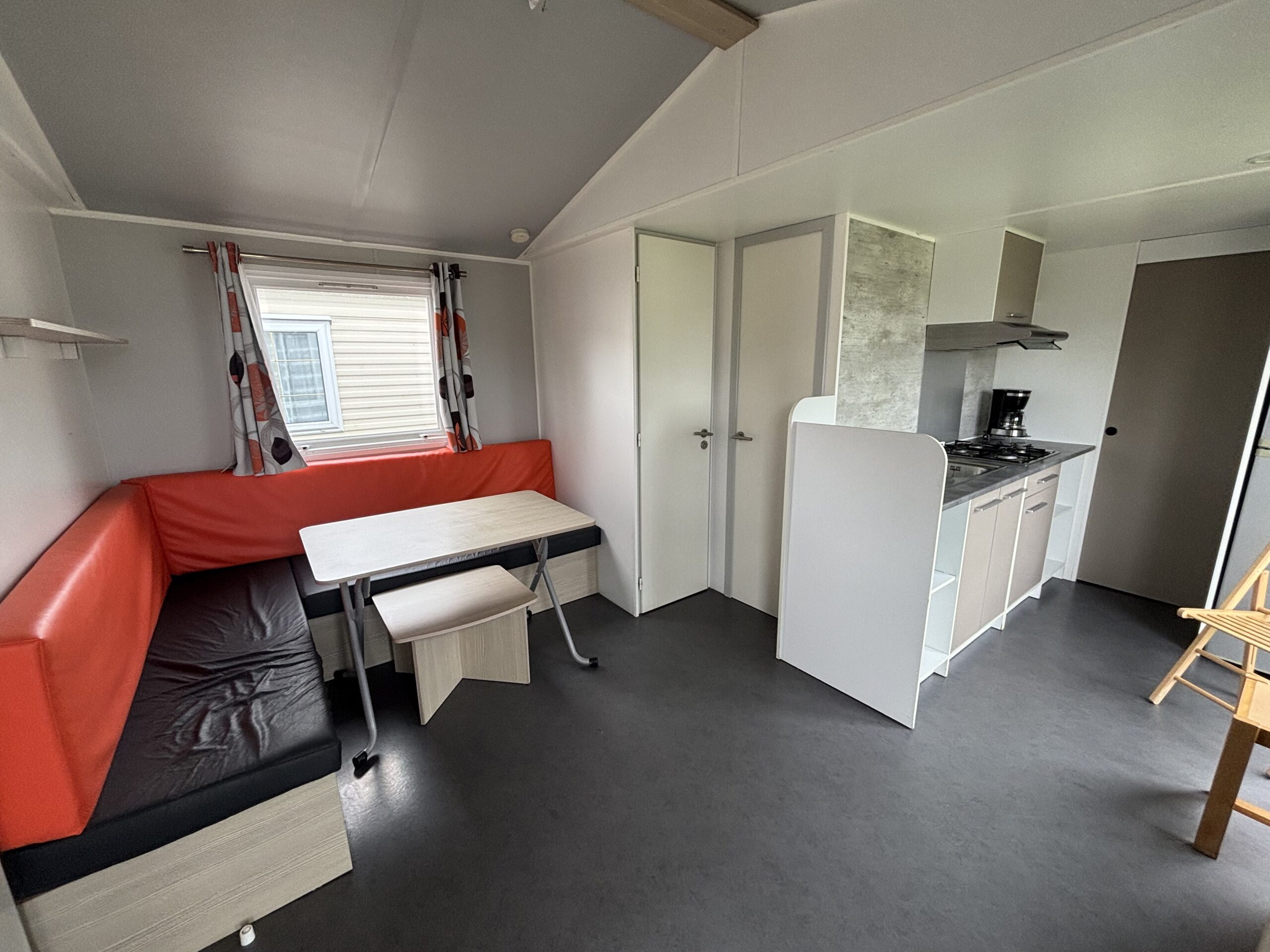 Séjour du mobil-home Héron